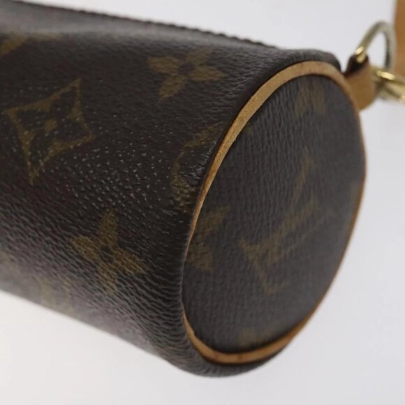 LOUIS VUITTON Monogram Papillon Pouch LV Auth 126576 - Picture 10 of 14
